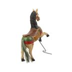 Vintage Houten Carrousel Paard Handbeschilderd Decoratief thumbnail 11