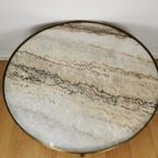 Vintage Neoklassieke Ronde Salontafel Empire Stijl Marmer thumbnail 10