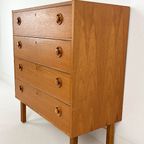 Scandinavisch Vintage Teak Fineren Ladekast Mards thumbnail 11