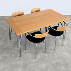 Vintage Tafel | Eettafel | Effezeta | Jaren 80 thumbnail 2