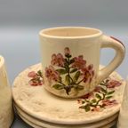 Vintage Ontbijtset Handbeschilderd 6 Delig thumbnail 3