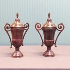 Set Antieke Bronzen Oorvazen thumbnail 2
