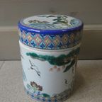 Chinese Theedoos Met Kraanvogels thumbnail 2