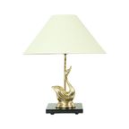 Hollywood Regency Tafellamp Regina Massive Zwaan Lamp 46Cm thumbnail 5
