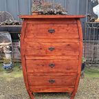 Unieke Teakhouten Ladenkast, Apothekerskast, Halkast thumbnail 2