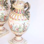 Capodimonte Vases, Late 19th, Set Of Two thumbnail 11