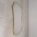 Vintage Spiegel Met Gouden Rand, Jaren 60 thumbnail 5
