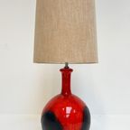 Bolvormige Keramische Lamp In West Germany-Stijl, 1960’S thumbnail 2