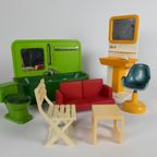 Vintage Fleur - Otto Simon - Mattel - Cindy - Plastic Meubeltjes - 1970'S thumbnail 3