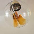 Grote Vintage Hanglamp In Murano Glas Van Kaiser Leuchten thumbnail 3