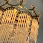 Staafjes Art Deco Stijl Hanglamp Kristal Gedraaide Staafjes thumbnail 6