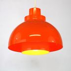Iconische Oranje Plastic Space Age Lamp Van Nordisk Solar Compagny Ontworpen Door K. Kewo *** Jar thumbnail 4