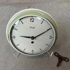 Vintage Klok Kienzle – Porselein En Glas thumbnail 3