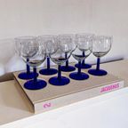 8X Wijnglas Donkerblauwe Steel Luminarc thumbnail 5