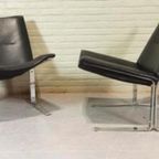 2 Deens Design Vintage Eagle Leren Fauteuils, Kebe Mobler thumbnail 7