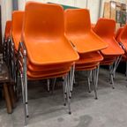 Vintage Oranje Stoel (lot Of Apart Te Koop ) thumbnail 8