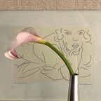 Framed Rare Henry Matisse Lithograph ' Figure Draped In A Bathrobe, 1929' thumbnail 8