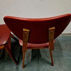 Set Van 2 Vintage Stoelen Eetkamerstoelen 2 Retro Stoelen thumbnail 7