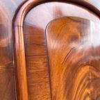 Heel Mooi Antiek Engels Mahonie Driedelig Kabinet, Met Planken En 3 Lades, 210 Cm Hoog thumbnail 17