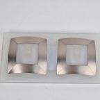 Vintage Wandlamp Vibia Design Postmodern ´80 Glas Metaal thumbnail 6