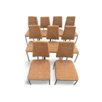 Mid-Century Beige, Bronskleurig Eetkamerstoel thumbnail 7