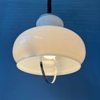 Vintage Mid Century Opaline Melkglazen Hanglamp thumbnail 3