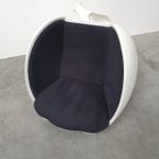 Space Age Fiberglass Apple Design Lounge Chair Vintage thumbnail 14