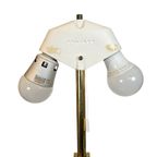 Herda Holland - Vloerlamp - Messing - Chroom - 3E Kwart 20E Eeuw thumbnail 9