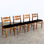 Brutalist Eetkamerstoelen | Vintage Stoelen | Jaren 60 | (5) thumbnail 5