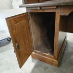Vintage Amerikaanse Bureau Met Rolluik / Schrijftafel thumbnail 8