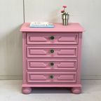 Roze Restyle Ladekastje & Groen Porselein Knop thumbnail 2