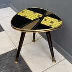 Triangle Shape Glass Side Table 1960S thumbnail 2