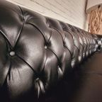 Hampton Classic Chesterfield Bank Set (2-Zits + 3-Zits) – Zwart, Leer thumbnail 5