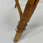 Vintage Rotan Tafel Bijzettafel Rohe Noordwolde Jaren 60 thumbnail 12
