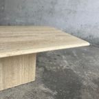 Vintage Italian Travertine Coffee Table, 1960S thumbnail 9