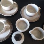 Mid Century Vintage Gerzit West Germany Koffie Of Thee Servies. 15 Delig. thumbnail 13