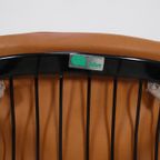 Willy Rizzo Stoelen - Cognac Leder - Cidue Italy thumbnail 14