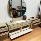 Vintage Kaptafel Met Nachtkastjes thumbnail 11