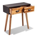 Living Collection Moderne Console Tafel Met 2 Houten Laden thumbnail 6