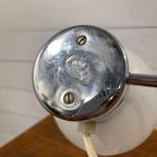 Vintage Bureaulamp Glas En Metaal thumbnail 7