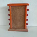 Eeuwigdurende Houten Tafel Kalender Oranje thumbnail 6