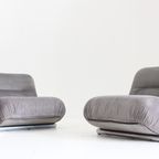Giuseppe Munari Lounge Lounge Fauteuils Jaren 70, Italië Set Van 2 thumbnail 11