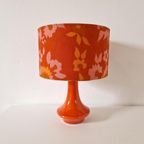 * Vintage Schemerlamp Retro Lamp Oranje Lamp Jaren 70 thumbnail 2