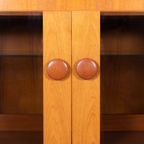 Danish 1970’s Teak Veneer Two Piece Cabinet / Boekenkast / Ladekast / Buffetkast / Kast thumbnail 4