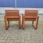 Set Van 2 Fauteuils - Burkhart Vogtherr Voor Rosenthal - Type Hombre Arm Chairs thumbnail 7