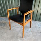 Vintage Scandinavische Bureaustoel Fauteuil Jaren 60 thumbnail 8