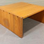 Vintage Houten Kubieke Salontafel Bijzettafel thumbnail 7