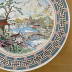 Vintage Chinees Wandbord Asian thumbnail 4