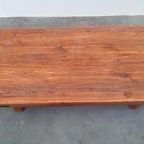 De Puydt Brutalist Vintage Eiken Salontafel Design 70S thumbnail 9