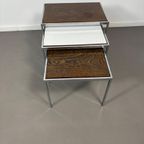 Sett Off 3 Sidetables With Reversibel Top Design Cees Braakman For Pastoe thumbnail 4